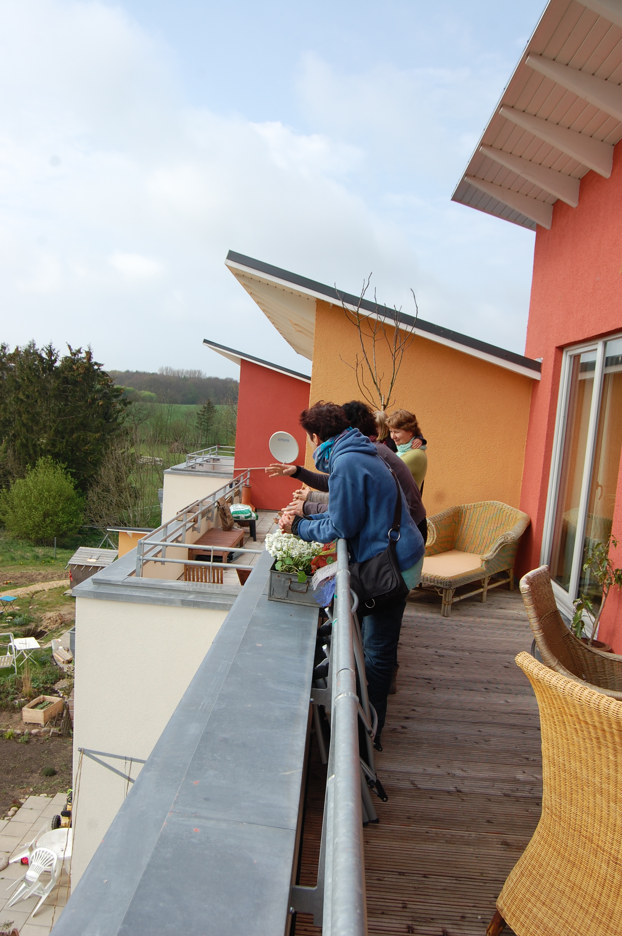 Welche baulichen Konzepte setzten Andere um? Besuch beim Wohnprojekte  Torfwiesenau.