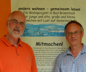 Der Vorstand der Haus an den Auen eG: Joachim Josenhans und Dirk Möhle (v.l.)