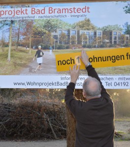 aus der "Zwei" wird eine "Eins". Nunsind fast alle Wohnung vergeben.